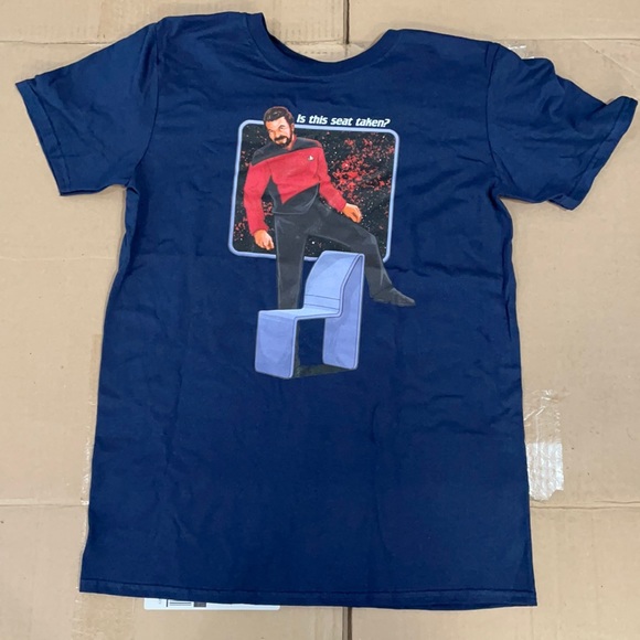 Star Trek Other - Star Trek is this seat taken? NAVY T Shirt Medium